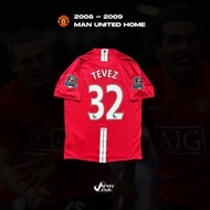 Jersey Original Manchester United Home 2007 2008 2009 MU Tevez Ori