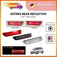 Toyota alphard 2003 - 2007 / ESTIMA ACR 50 / WISH LED LIGHT BAR Rear Bumper Reflector Brake Lamp (2p