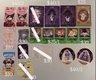 清貨🈹出PopMart泡泡瑪特盲盒 skullpanda Pucky Sanrio Kuromi Melody Disney Micky Mini