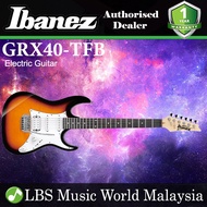 Ibanez Gio GRX40-TFB Poplar Body with Tremolo Electric Guitar Tri Fade Burst (GRX40 TFB)