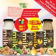 (Tặng 1 chai) Liệu Trình 7 Ngày Sữa Hạt Nano Không đường - OneLife