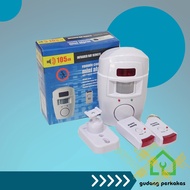 Anti-Theft Alarm Infrared PIR Motion Sensor 2 Remotes