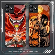 GK-57 Naruto Anime Glass Casing for OPPO Realme Narzo 50A A3i C53 6 C35 A3X N53 GT A40 C31 5GPrime