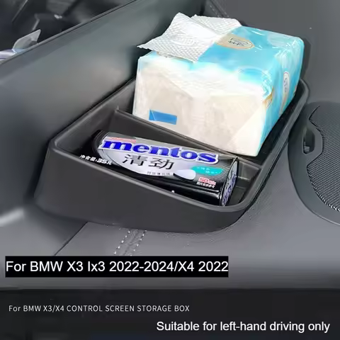For BMW X3 Ix3 2022-24 Car Central Control Screen Behind The Scenes Storage Box X4 Behind The Dashbo