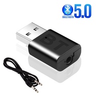 Usb Bluetooth 5.0 Transmitter Receiver Stereo Bluetooth Pc Rca 3.5mm Home Car Headphone Stereo Usb Tv Hifi For Aux