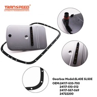 5L40E 5L50E Transmission Oil Filters Pan Gasket Kit 24117533700 For BMW X5 3.0L