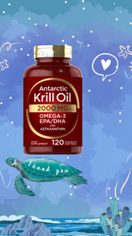 Carlyle
- Carlyle Antarctic Krill Oil 2000 mg | 120 Softgels | Omega-3 with Astaxanthin