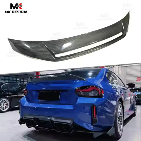 Carbon Fiber ALP Style Rear Spoiler Trunk Lip for BMW G87 M2 G42 M240i 2022-IN Rear Trunk Lip Spoile
