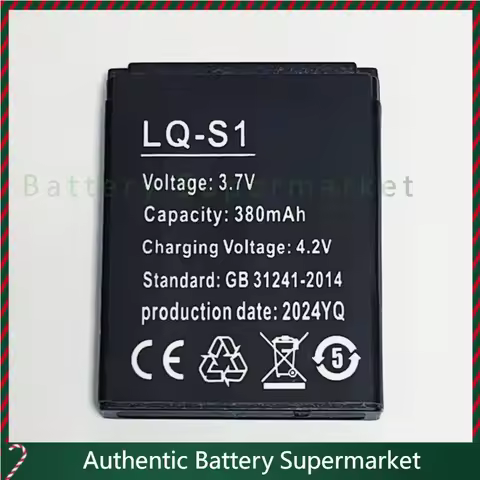 New 3.87V 380mAh LQ-S1 For AB-S1, DJ-09, DZ09, GJD, HKS-S1, FYM-M9, SCX-M9 Smart Watch Battery