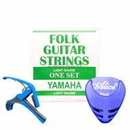 Yamaha String Acoustic Guitar String+Capo+Pick Holder