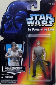 KENNER 69588 星球大戰 天行者 盧克 短光劍版 STAR WARS THE POWER OF THE FORCE LUKE SKYWALKER IN DAGOBAH FATIGUES WI