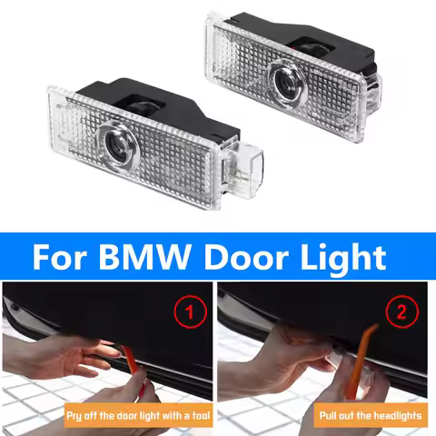 LED Car Door Ghost Shadow Welcome Light Accessories For BMW E81 E60 E61 F07 F10 F11 F18 E81 X3 X1 E4