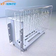 XT-XINTE Laptop eGPU CASE External Graphics Card Bracket Base+Acrylic Frame Video Cards Dock GPU Hol