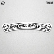 LOKAL Chrome Hearts Stickers Hypebeast Chrome Hearts Logo Brand Sticker/s Glossy Vinyl Sticker/s Aes