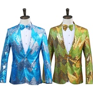 Men's Suit Jacket Gradient Sequin Coat Singer20251219