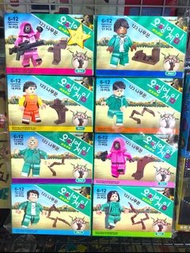 全新現貨魷魚遊戲玩具八盒
