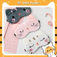 OYEN PLANET Cat Eye Cover Eyeshade Eyepatch Sleeping Cute Eye Mask Travel Rest Eye Band Pink Blindfo