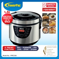 PowerPac Rice Cooker 1.8L Digital /Multi Cooker (PPRC38A)