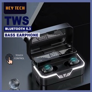 TWS Earphone Wireless Earbuds Bass Bluetooth Gaming Noise Reduction Earbuds with Mic