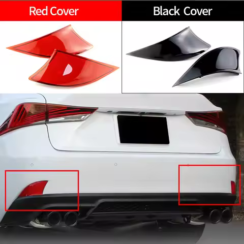 2PCS LED Rear Bumper Reflector Brake Lights No Error Tail&Warning Lamp For Lexus IS200t IS250 IS300 