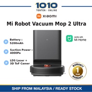 [Global] Xiaomi Robot Vacuum Mop 2 Ultra Auto Dust Collector 4000 Pa LDS LiDar Laser 3D 5200 mAh App