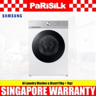 SAMSUNG WD11DB8B85GHSP Bespoke AI Laundry Washer & Dryer(11kg + 7kg)