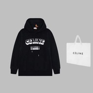 🈶️現貨 CELINE Hoodie 賽琳字母重疊印花連帽衛衣男女同款情侶裝