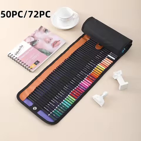 72 Pack Pre-Sharpened Colored Pencils Bulk Set No-Duplication Colors Prismacolor Style Art Supplies 