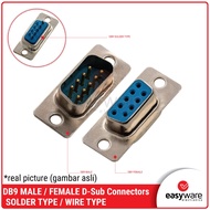 DB9 Connector RS232 Serial port Connector DB9 DB 9 Solder Male Female/