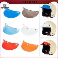 SONONIA -Snap Motorcycle Helmet Visor Peak UV   Open  Half  Or Vintage ,15cm x 5cm