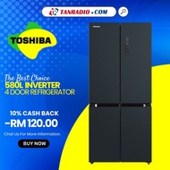 Toshiba 580L Inverter PureBio, Dual Cooling Multidoor Fridge Refrigerator 冰箱