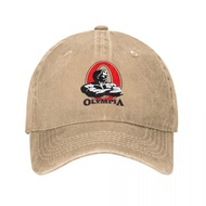 Mr. Olympia printed baseball cap men's and women's washed retro outdoor sports casual adjustable duc