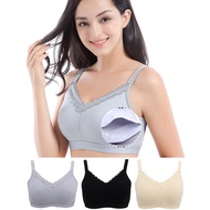 Mastectomy Bra Rimless Underwear Gathered Seamless Sexy Bra for Silicone Breast Forms Prosthesis Bra