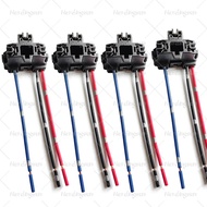 4Pcs H4 Socket Connector Female Plug 9003 HB2 Base Adapter For Car Headlight Bulbs