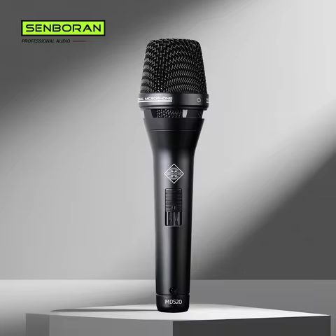 Senboran MD520 Professional Handheld Dynamic Microphone With XLR Cable For Karaoke Stage Performance