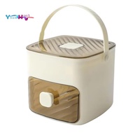 2-Layer Ice Block Tray with  Mold, Ice Storage Box for Fridge, Ideal for Drinks & Food Storage