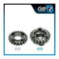 FAITO Gear Ratio Unit Satria FU 150 Carburetor FXR 150/ Raider 125 Gear 5 21T.21T Racing Gear Set