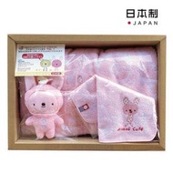 Anano Cafe - 【日本製】純綿嬰兒今治毛巾3件禮盒裝/100%純棉/一秒吸水五秒沉底/正貨(平行進口貨品)-JP0103P