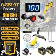 keelat Brushless Mesin Rumput Electric Wireless Grass Trimmer Cordless Grass Cutter Edger Trimmer Bi