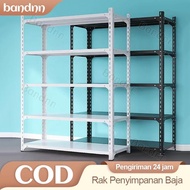 SALE Rak Baja COD UPSEN 4/5/6 Lapisan Organizer Penyimpanan Berat Rak Gudang Stainless Rack Rak Powe