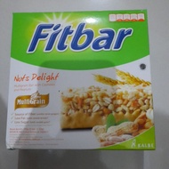 Fitbar Nut Contents 5pc x 22gr Multigrain Bar Cereal Snack Diet