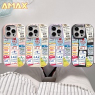 Trendy Airway Bill Label Metal Lens Frame Phone Casing For Xiaomi Poco M2 Pro M3 M6 / POCO C50 C51 C