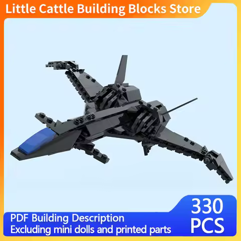 Military Aircraft Model MOC Building Bricks MIG-31 Firefox Modular Technology Gifts Holiday Assemble