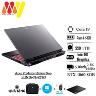 Acer Predator Helios Neo PHN16-71-92WJ Core i9-13900Hx Ram 16GB SSD 1TBRTX 4060 8GB 16inch 2.5k 165H