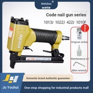 Mete Pneumatic Nail Gun 1013J Pneumatic u-Code Nail Gun Woodworking Decoration Pneumatic Nail Gun 10