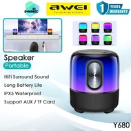 Awei Y680 Wireless Speaker RGB Light Surround Sound Speaker Home TV Bluetooth Speaker Awei Speaker
