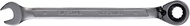 SW-Stahl 03520L-8 Combination Ratchet Spanner 8 mm with Shift Lever for Clockwise and Anti-clockwise