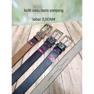 Men's Genuine Leather Belt/ Men's Leather Belt/ Genuine Leather Buckle Imported Leather Belt