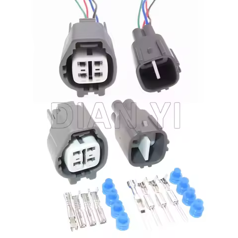 1 Set 4 Way AC Assembly Auto Plug For Toyota 1JZ-GTE 2JZ-GTE 6189-0629 90980-11028 6188-0517 90980-1