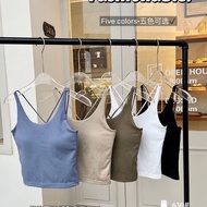 Nattybra Women's Crop Top Cross Back Strap Beautiful Shape Can Be Worn Instead Of A Bra. Chest 28-36